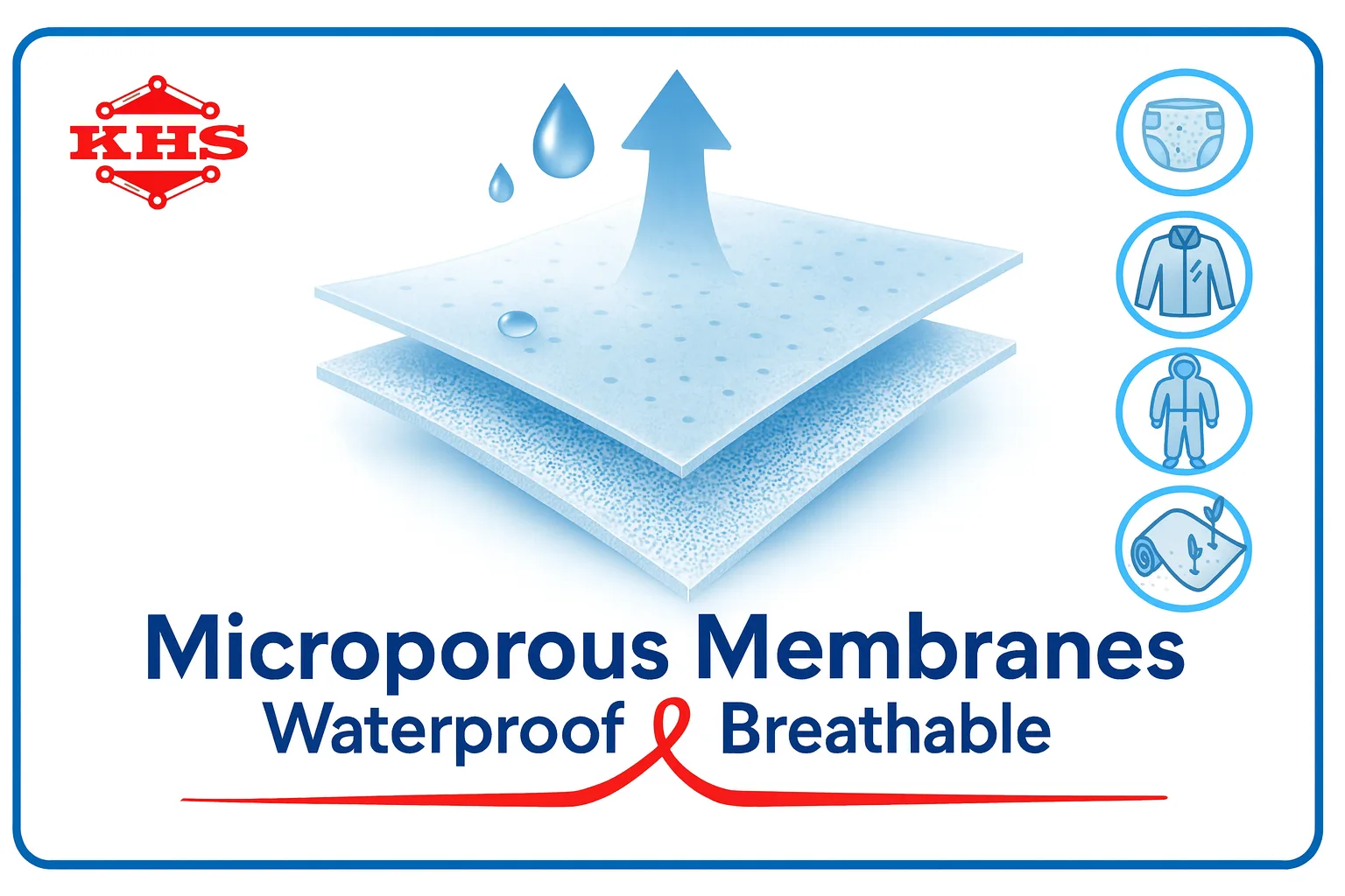 Microporous Membranes for Fabrics: Waterproof and Breathable